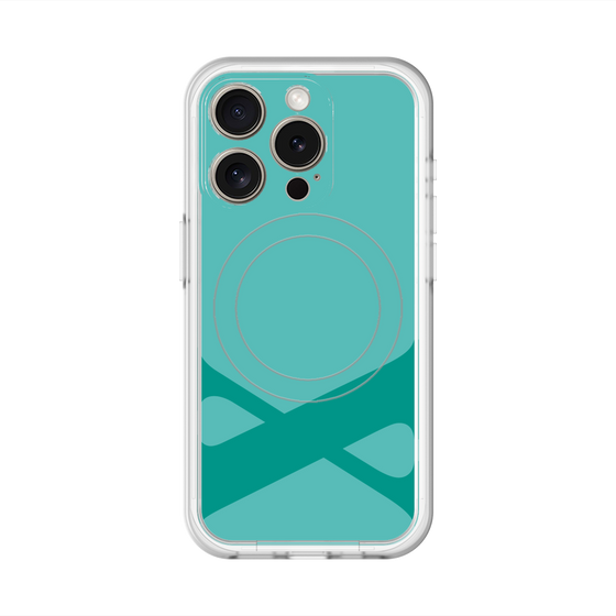 スリムプロテクションプレミアムケース with MagSafe［ オリジナル - initial color - X light green ］