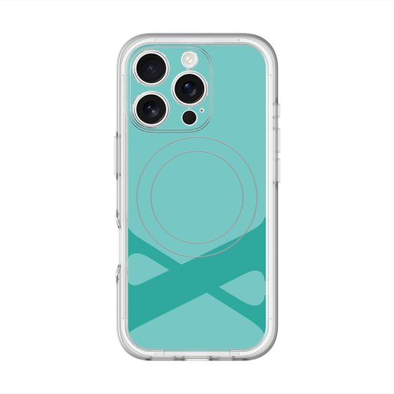 スリムプロテクションプレミアムケース with MagSafe［ オリジナル - initial color - X light green ］