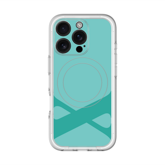 スリムプロテクションプレミアムケース with MagSafe［ オリジナル - initial color - X light green ］