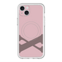 スリムプロテクションプレミアムケース with MagSafe［ オリジナル - initial color - X dusty pink ］