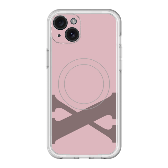 スリムプロテクションプレミアムケース with MagSafe［ オリジナル - initial color - X dusty pink ］