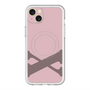 スリムプロテクションプレミアムケース with MagSafe［ オリジナル - initial color - X dusty pink ］