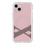 スリムプロテクションプレミアムケース with MagSafe［ オリジナル - initial color - X dusty pink ］