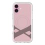 スリムプロテクションプレミアムケース with MagSafe［ オリジナル - initial color - X dusty pink ］