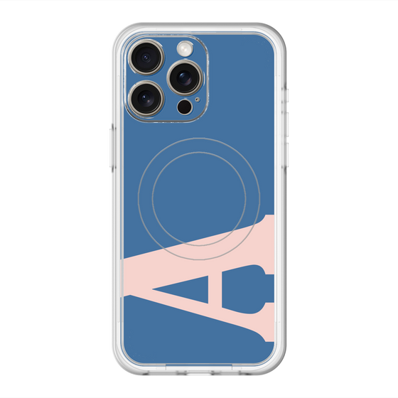 スリムプロテクションプレミアムケース with MagSafe［ オリジナル - initial color - A navy ］
