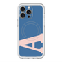 スリムプロテクションプレミアムケース with MagSafe［ オリジナル - initial color - A navy ］