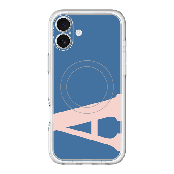 スリムプロテクションプレミアムケース with MagSafe［ オリジナル - initial color - A navy ］