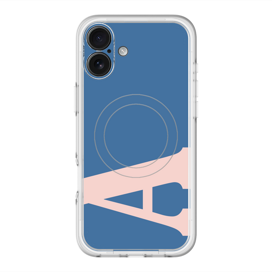 スリムプロテクションプレミアムケース with MagSafe［ オリジナル - initial color - A navy ］