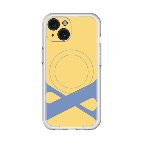スリムプロテクションプレミアムケース with MagSafe［ オリジナル - initial color - X yellow ］