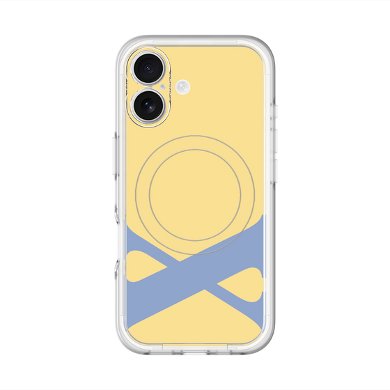 スリムプロテクションプレミアムケース with MagSafe［ オリジナル - initial color - X yellow ］