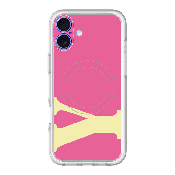 スリムプロテクションプレミアムケース with MagSafe［ オリジナル - initial color - Y pink ］