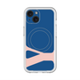 スリムプロテクションプレミアムケース with MagSafe［ オリジナル - initial color - Y navy ］