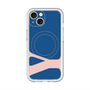 スリムプロテクションプレミアムケース with MagSafe［ オリジナル - initial color - Y navy ］