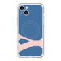 スリムプロテクションプレミアムケース with MagSafe［ オリジナル - initial color - Y navy ］