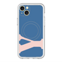 スリムプロテクションプレミアムケース with MagSafe［ オリジナル - initial color - Y navy ］