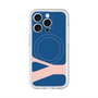 スリムプロテクションプレミアムケース with MagSafe［ オリジナル - initial color - Y navy ］