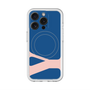 スリムプロテクションプレミアムケース with MagSafe［ オリジナル - initial color - Y navy ］
