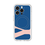 スリムプロテクションプレミアムケース with MagSafe［ オリジナル - initial color - Y navy ］