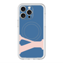 スリムプロテクションプレミアムケース with MagSafe［ オリジナル - initial color - Y navy ］