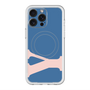 スリムプロテクションプレミアムケース with MagSafe［ オリジナル - initial color - Y navy ］