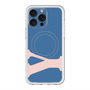 スリムプロテクションプレミアムケース with MagSafe［ オリジナル - initial color - Y navy ］