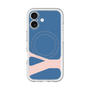 スリムプロテクションプレミアムケース with MagSafe［ オリジナル - initial color - Y navy ］