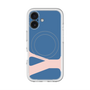 スリムプロテクションプレミアムケース with MagSafe［ オリジナル - initial color - Y navy ］