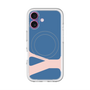 スリムプロテクションプレミアムケース with MagSafe［ オリジナル - initial color - Y navy ］