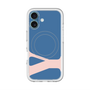 スリムプロテクションプレミアムケース with MagSafe［ オリジナル - initial color - Y navy ］