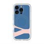 スリムプロテクションプレミアムケース with MagSafe［ オリジナル - initial color - Y navy ］