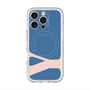 スリムプロテクションプレミアムケース with MagSafe［ オリジナル - initial color - Y navy ］