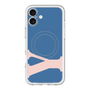 スリムプロテクションプレミアムケース with MagSafe［ オリジナル - initial color - Y navy ］