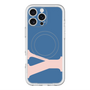 スリムプロテクションプレミアムケース with MagSafe［ オリジナル - initial color - Y navy ］