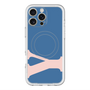スリムプロテクションプレミアムケース with MagSafe［ オリジナル - initial color - Y navy ］