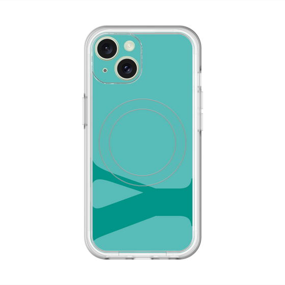 スリムプロテクションプレミアムケース with MagSafe［ オリジナル - initial color - Y light green ］