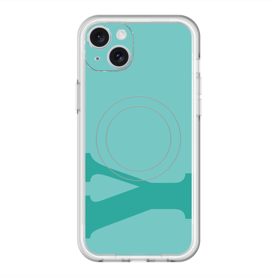 スリムプロテクションプレミアムケース with MagSafe［ オリジナル - initial color - Y light green ］