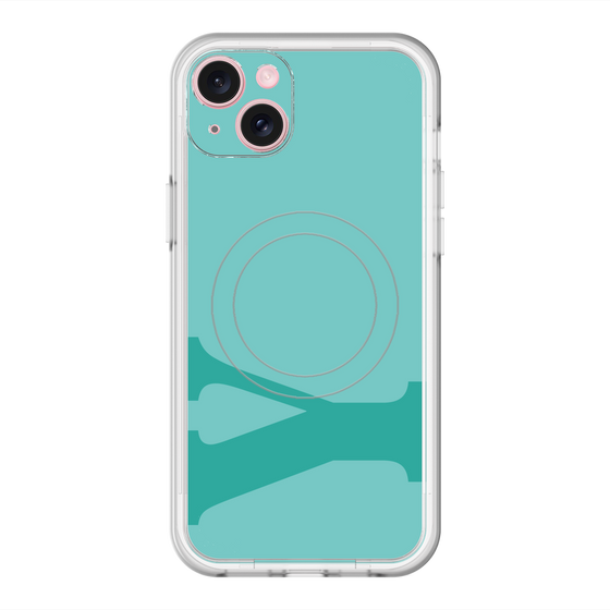 スリムプロテクションプレミアムケース with MagSafe［ オリジナル - initial color - Y light green ］