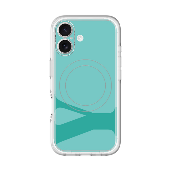 スリムプロテクションプレミアムケース with MagSafe［ オリジナル - initial color - Y light green ］