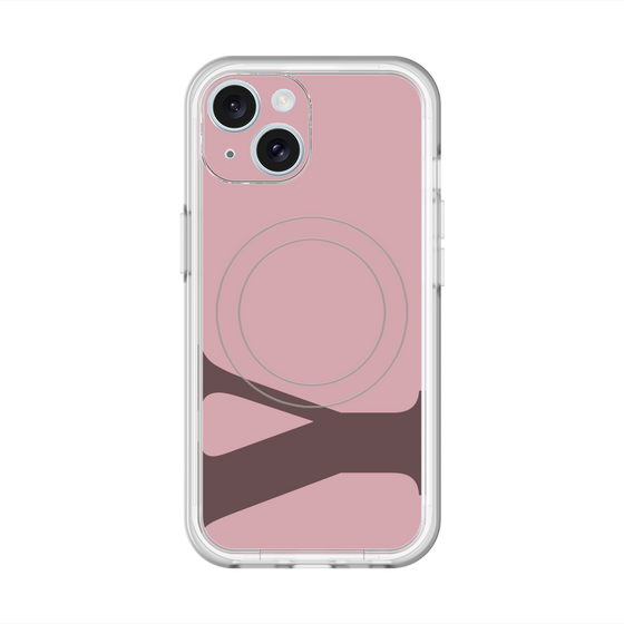スリムプロテクションプレミアムケース with MagSafe［ オリジナル - initial color - Y dusty pink ］