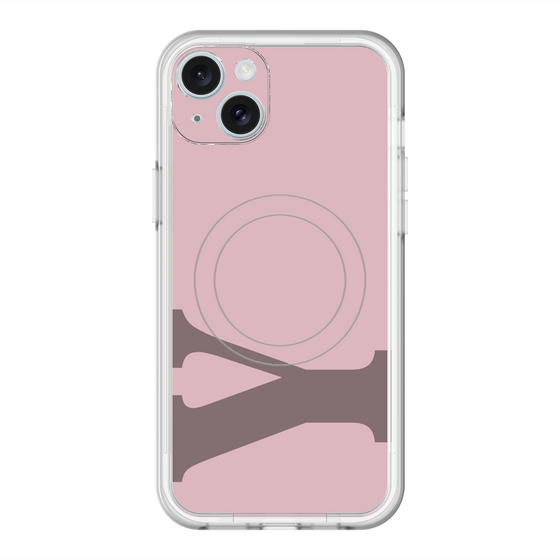 スリムプロテクションプレミアムケース with MagSafe［ オリジナル - initial color - Y dusty pink ］