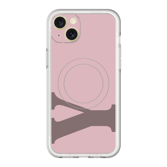 スリムプロテクションプレミアムケース with MagSafe［ オリジナル - initial color - Y dusty pink ］