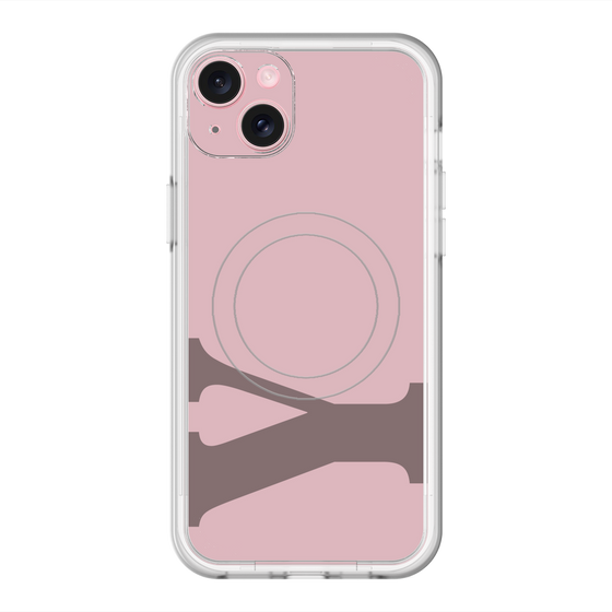 スリムプロテクションプレミアムケース with MagSafe［ オリジナル - initial color - Y dusty pink ］