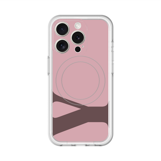 スリムプロテクションプレミアムケース with MagSafe［ オリジナル - initial color - Y dusty pink ］