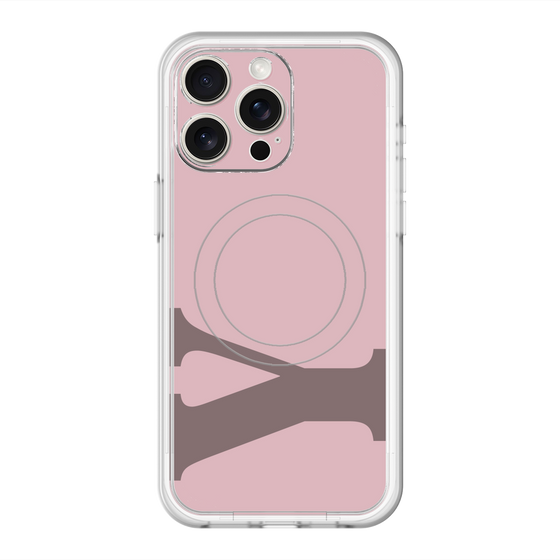 スリムプロテクションプレミアムケース with MagSafe［ オリジナル - initial color - Y dusty pink ］