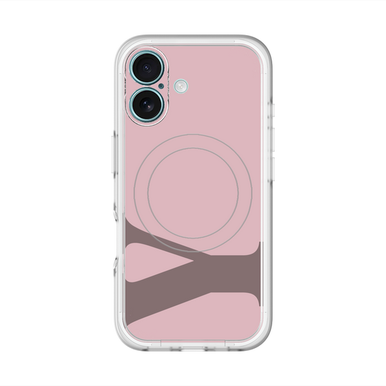 スリムプロテクションプレミアムケース with MagSafe［ オリジナル - initial color - Y dusty pink ］