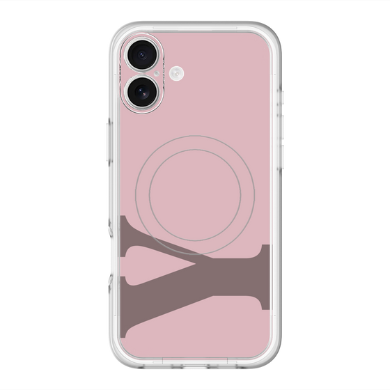 スリムプロテクションプレミアムケース with MagSafe［ オリジナル - initial color - Y dusty pink ］