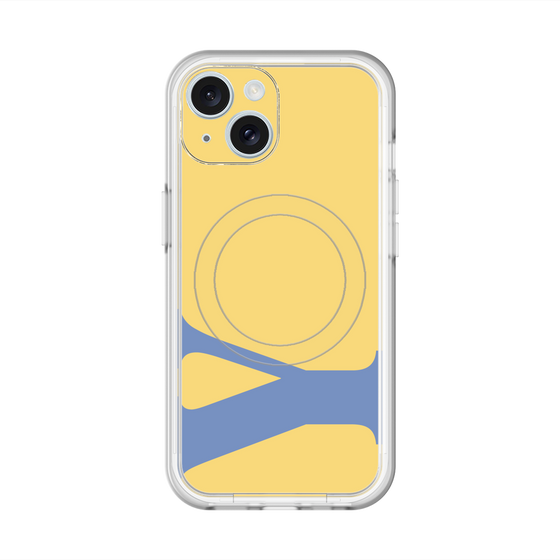 スリムプロテクションプレミアムケース with MagSafe［ オリジナル - initial color - Y yellow ］