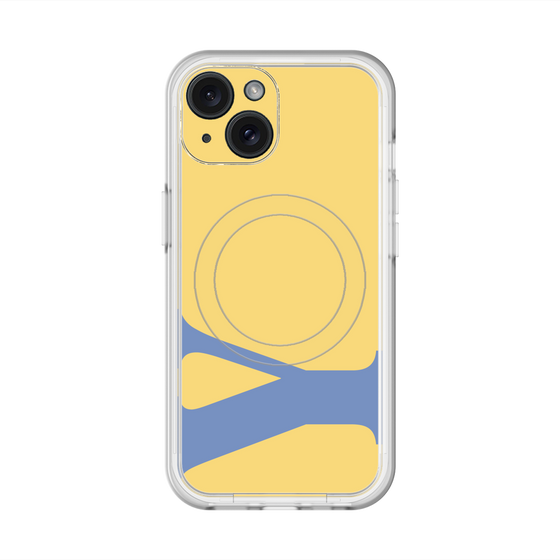 スリムプロテクションプレミアムケース with MagSafe［ オリジナル - initial color - Y yellow ］