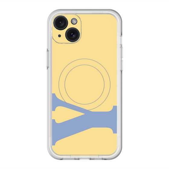 スリムプロテクションプレミアムケース with MagSafe［ オリジナル - initial color - Y yellow ］