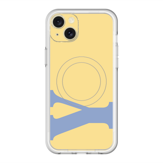 スリムプロテクションプレミアムケース with MagSafe［ オリジナル - initial color - Y yellow ］